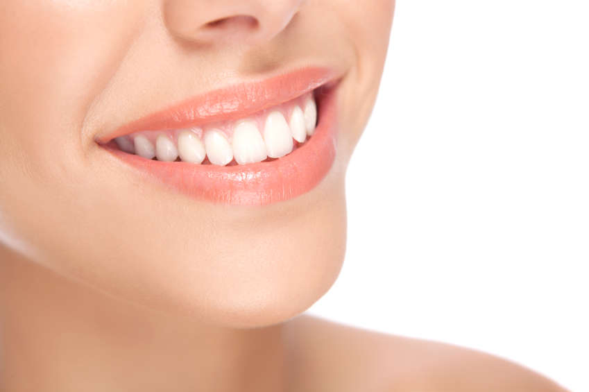 Woman with Teeth Whitening 